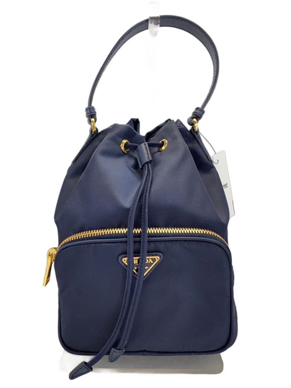 Prada Crossbody Tessuto Saffiano Bag Navy Blue
